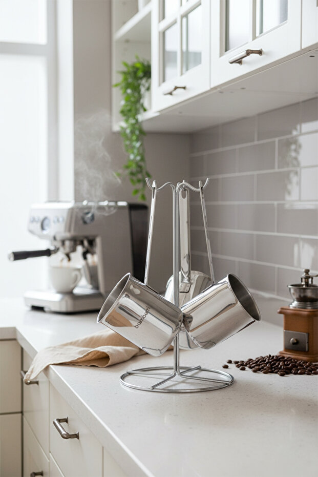 Rose - 3'lü Çelik Cezve - 2