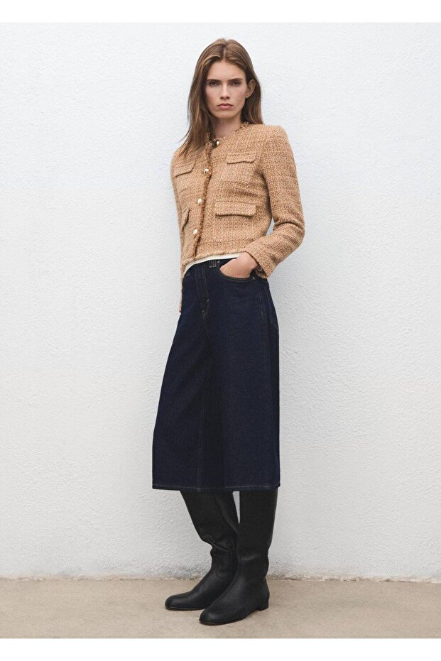 Dikişsiz tüvit ceket - 2