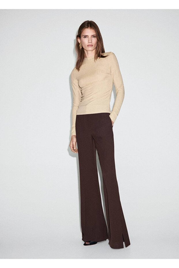 Perkins yakalı simli tişört - 2