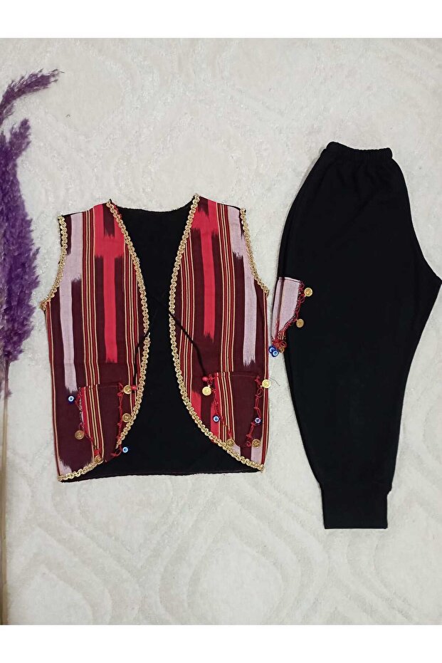 23 April Girls' Kesan Li̇rali Shalwar Suit