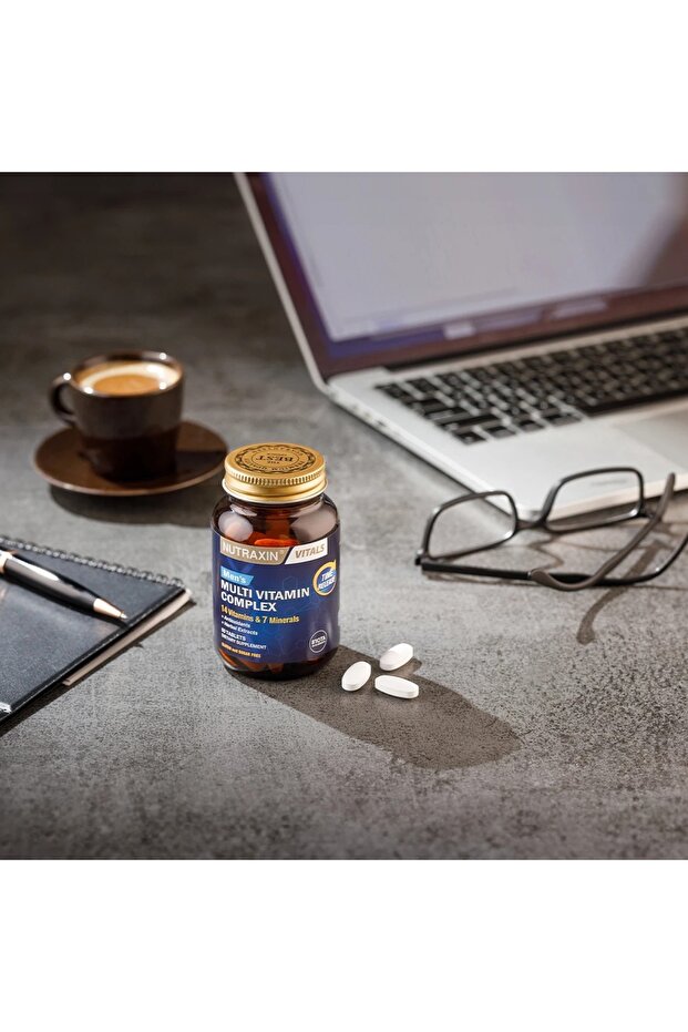 Men's Multivitamin Complex – Daily Energy, Strength & Vitality Support – 60 Tablets - 5