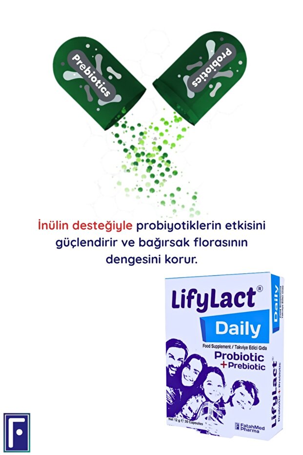 ® Daily Probiyotik, Prebiyotik, 30 Kapsül , Günlük Probioyotik - 6