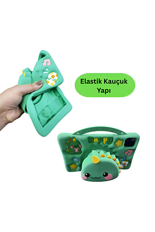 5G Wifi Android 13 Çocuk Tableti - Ön & Arka Kameralı, Eğitim ve Oyun İçin Kılıflı Tablet yeşil - 6