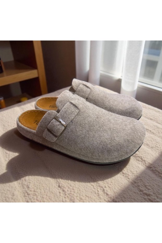 Full Orthopedic Felt Men's House Slippers