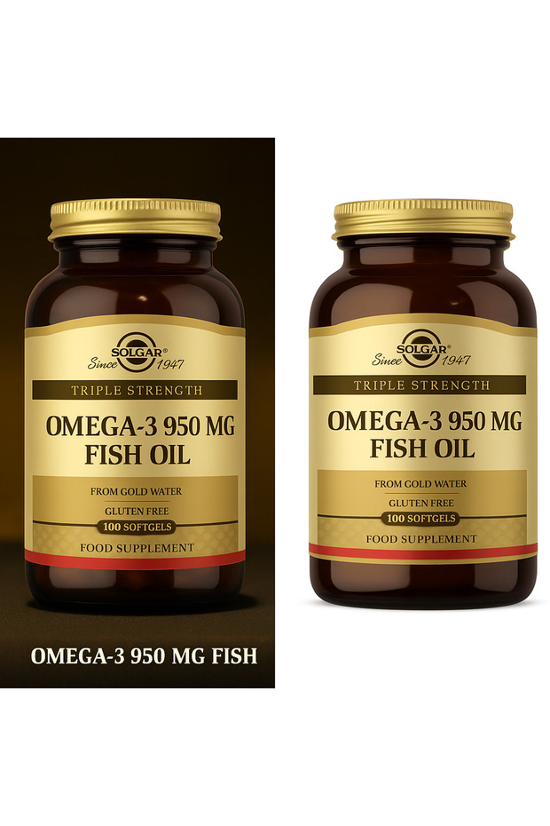Omega 3 950mg 100 Softgel 2 Adet - 1