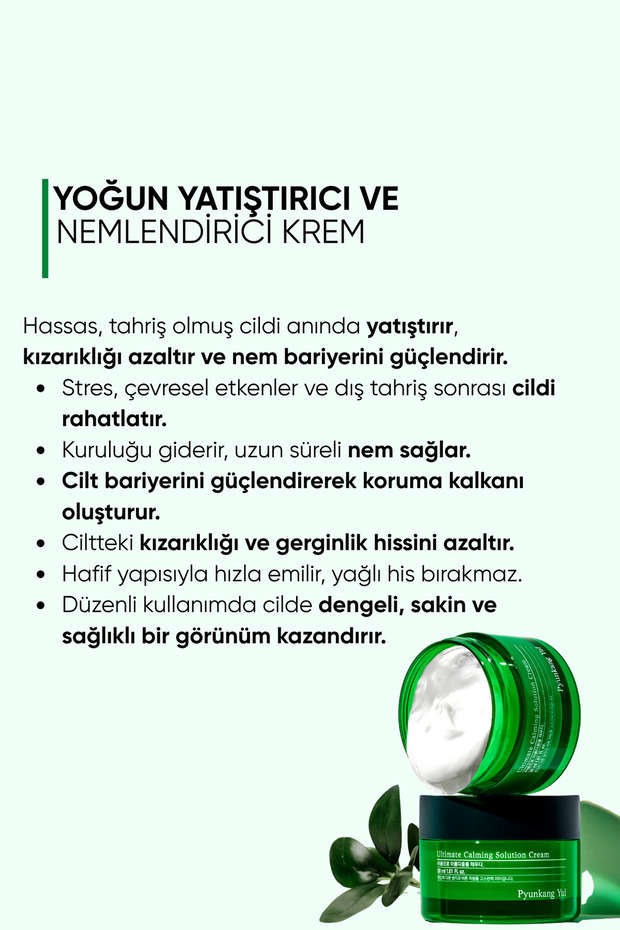 Pyunkang yul Ultimate Calming Solution Cream 30 ml - Upokojujúci a upokojujúci krém na tvár - 2