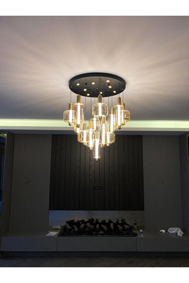 Candea Sarkıt Entegre 8li Led Avize - 4