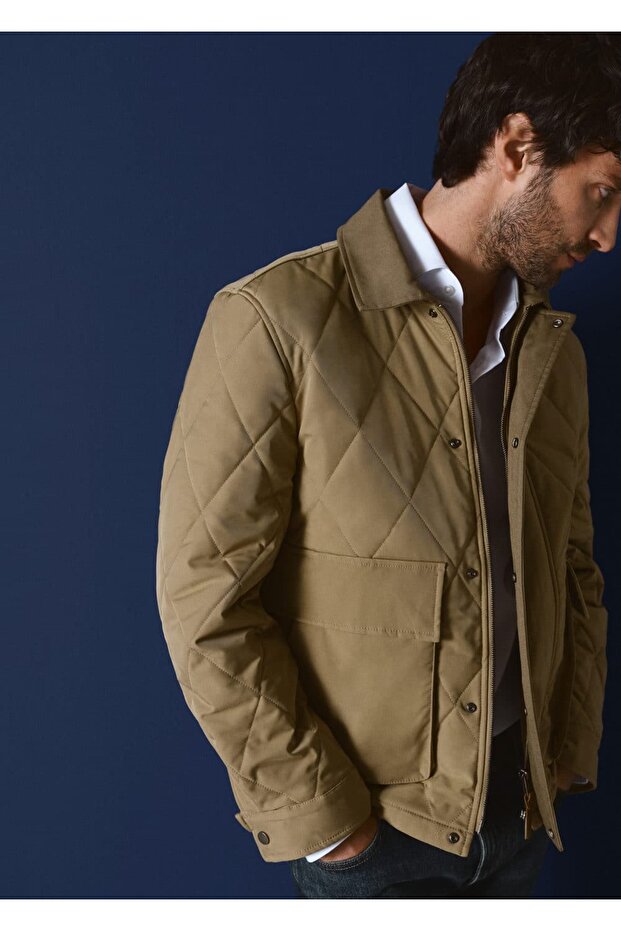 Su itici kapitone ceket - 6