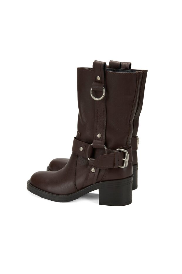 Kadın Deri Kovboy Çizme - 8