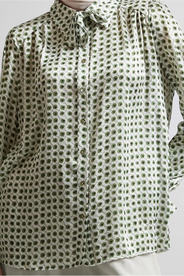 بلوزة منقوشة 45432 - 5