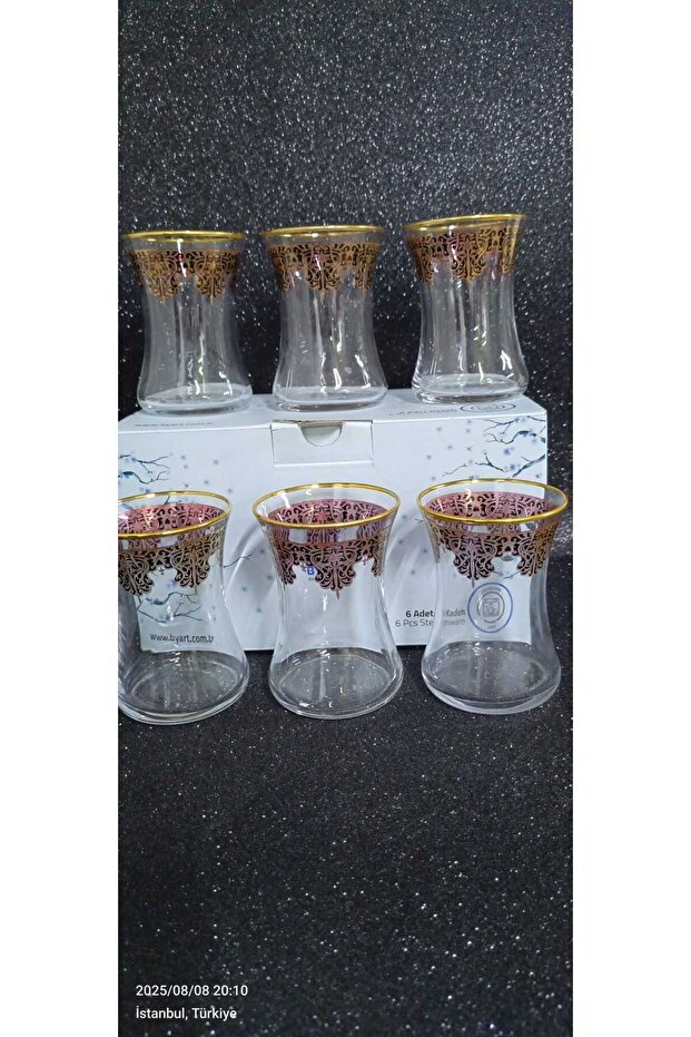 6 adet çay bardağı - 1