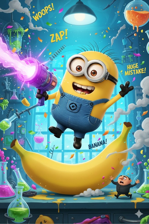 Minions Plush Keychain Toy