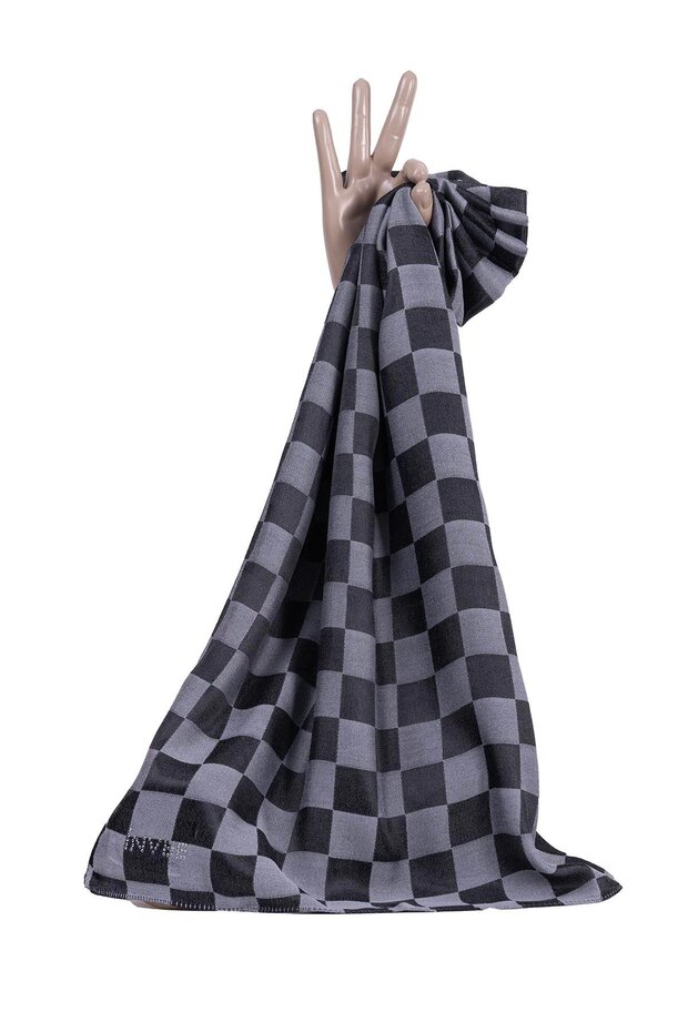 Şahane Kare Eşarp ANTRASİT - 1