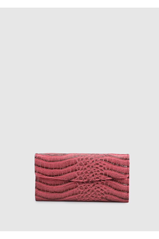 محفظة سوداء 523 باللون العنابي