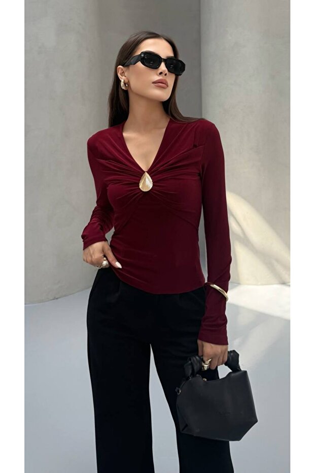 DAMLA AKSESUARLI BLUZ - 3