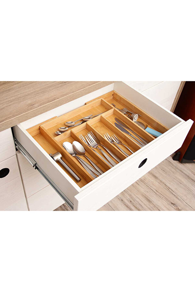 BAMBOO EXTENDABLE DRAWER INSERT 1576 - 2