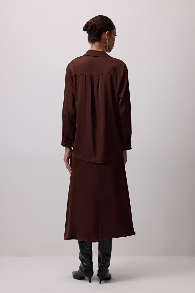 Basic Satin Shirt - 5