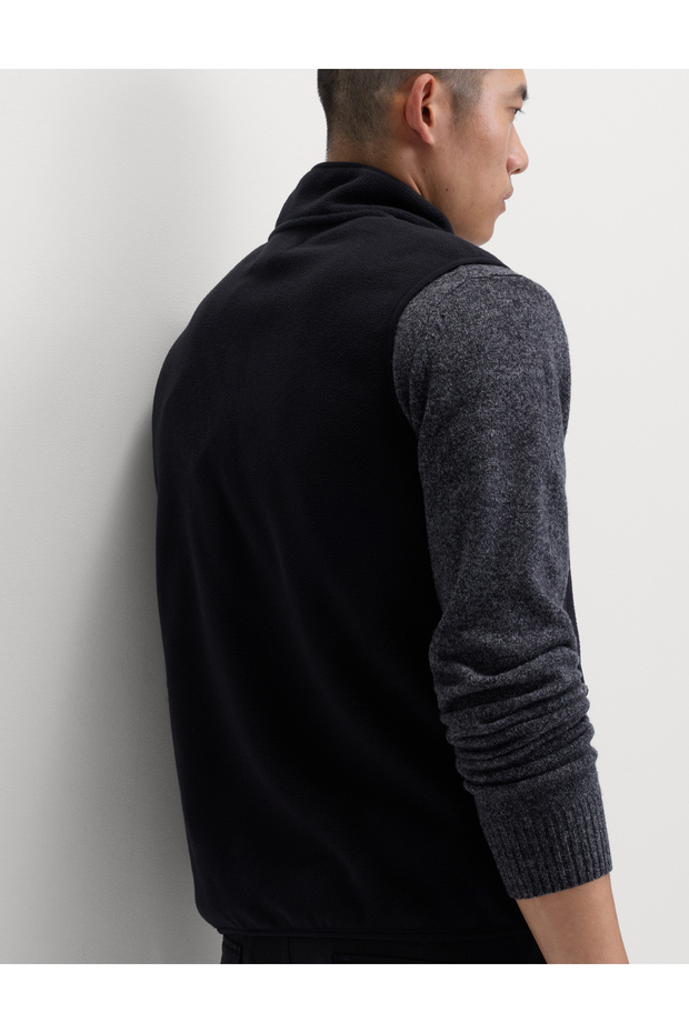 Fermuarlı Polar Yelek - 6