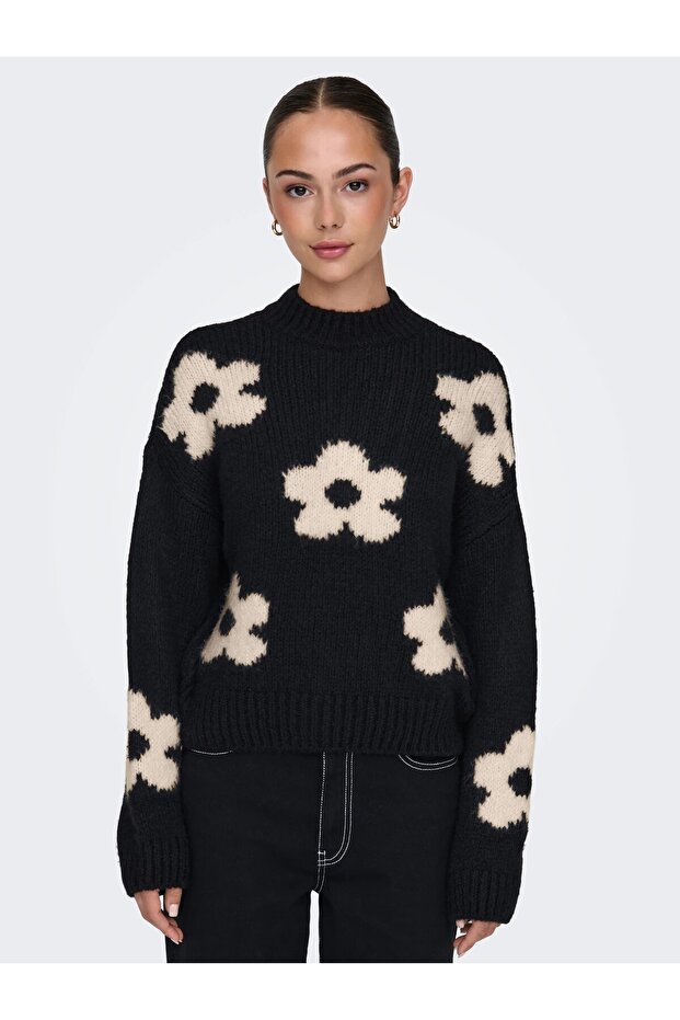 بلوفر JDY JDYKILIAN FLOWER بأكمام طويلة وتصميم KNT