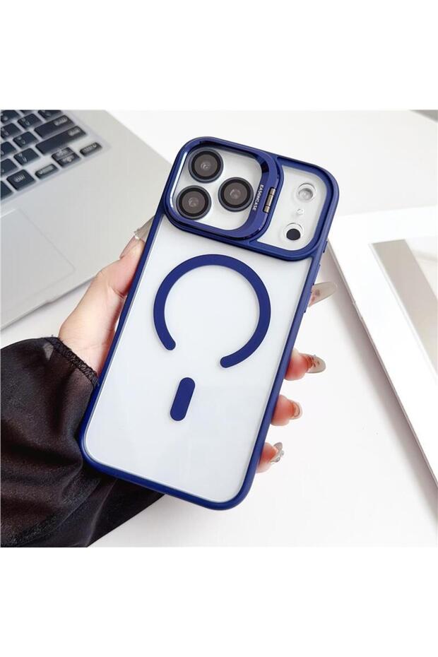 iPhone 11 Pro Max – LuxMag Magsafe Kapak | Güçlü Tutunma, Şeffaf Şıklık, Maksimum Güven - 3