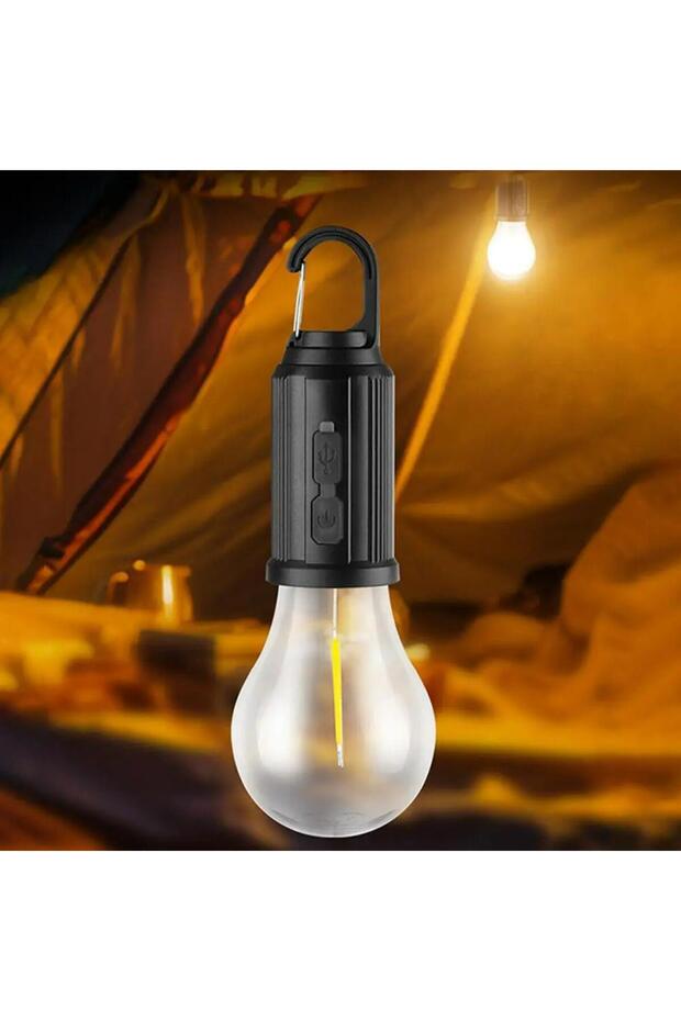 Solar LED Camping Lantern – Waterproof, USB Rechargeable, 3 Modes, for Outdoor & Emergency Use