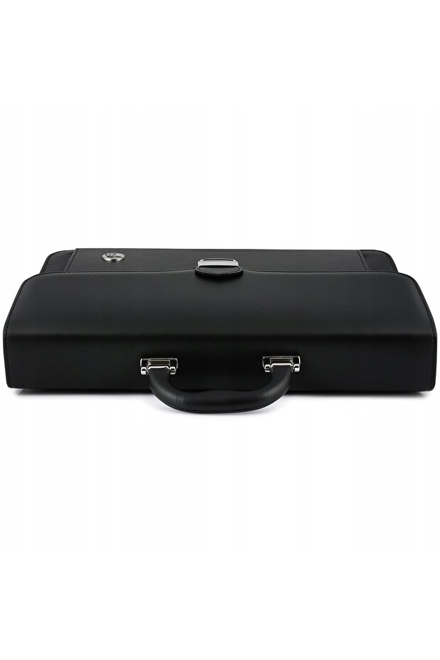 Men's Beltimore briefcase, elegant, solid - 7