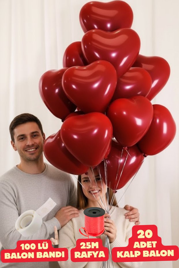 Heart Balloon 20 Pieces Helium Compatible Balloon Lover and Special Day Balloon Marriage Proposal Valentine's Day
