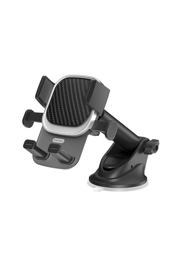 Cat-Cot Magnetic Car Phone Holder with One-Handed Operation, Suction Cup Base & 360° Rotation