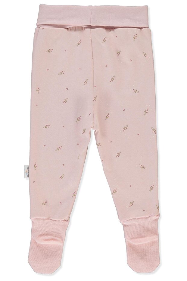 İNTERLOK ÇORAPTOLON (TINY FLORIST) PEMBE - 2