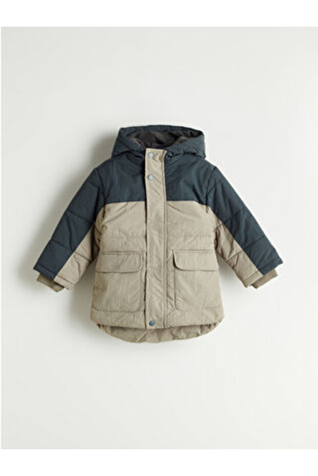 Plus New Season Hooded Boys' Thick Coat