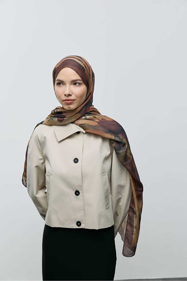 Natura Desen Bambu Şal - 1