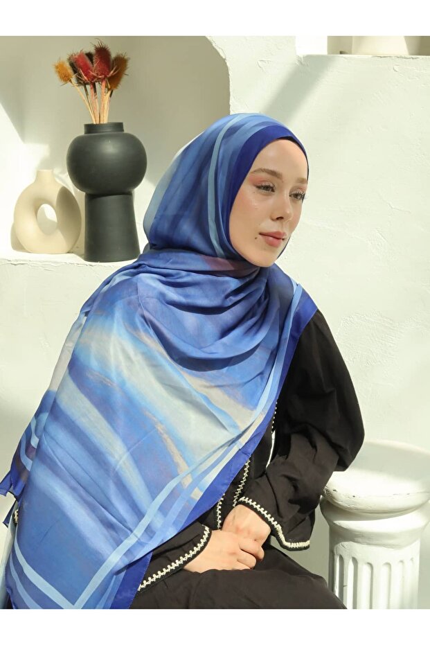 شال قطني بنمط ميرا - 1