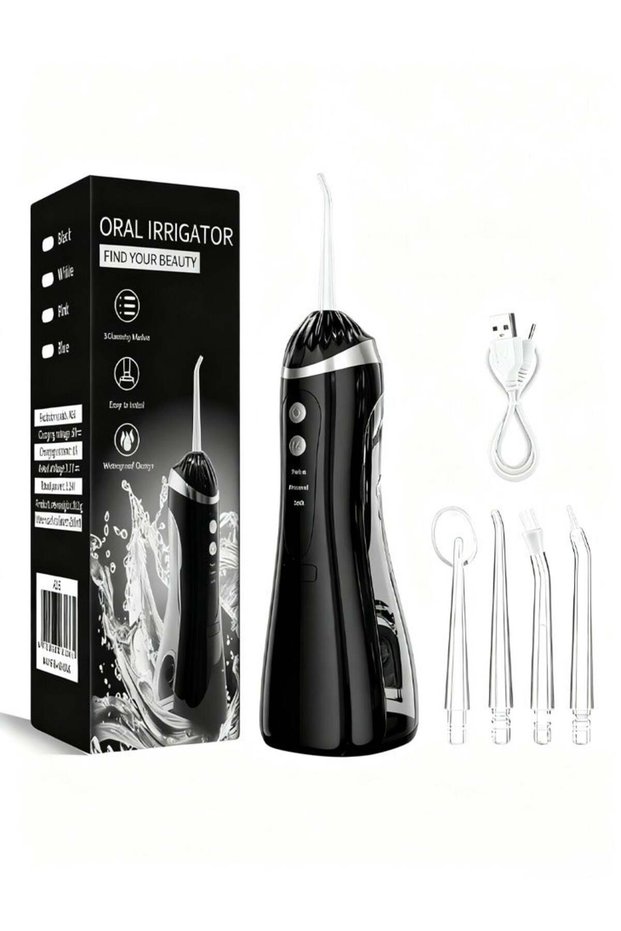 Portable Cordless Water Flosser for Teeth Cleaning 200ML Oral Irrigator Flosser 3 Cleaning