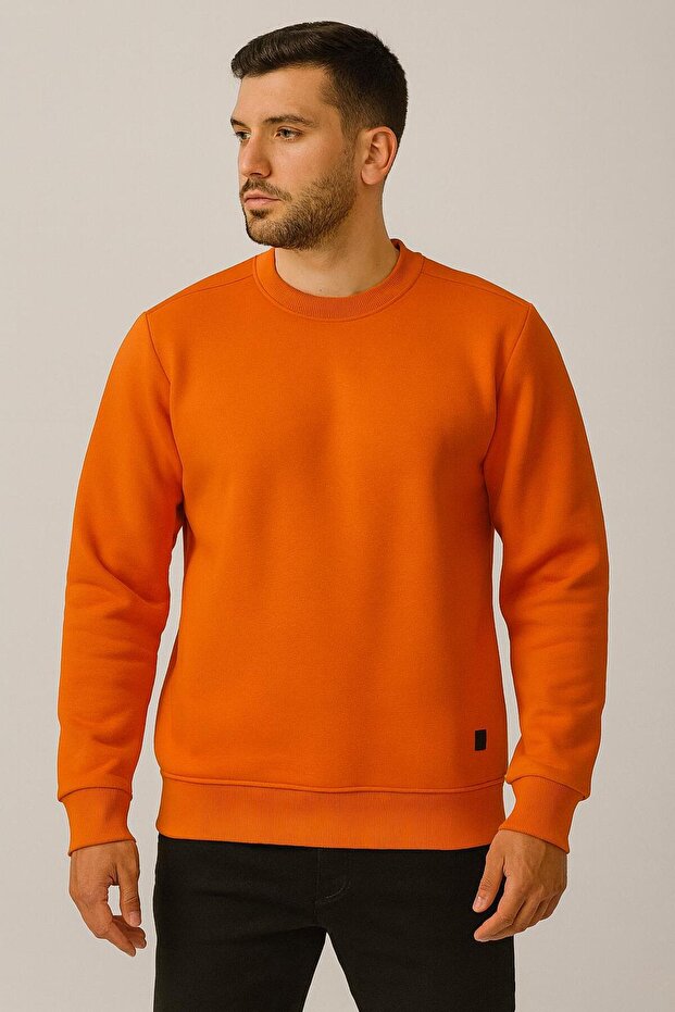 سترة بياقة دائرية بثلاثة خيوط - 2