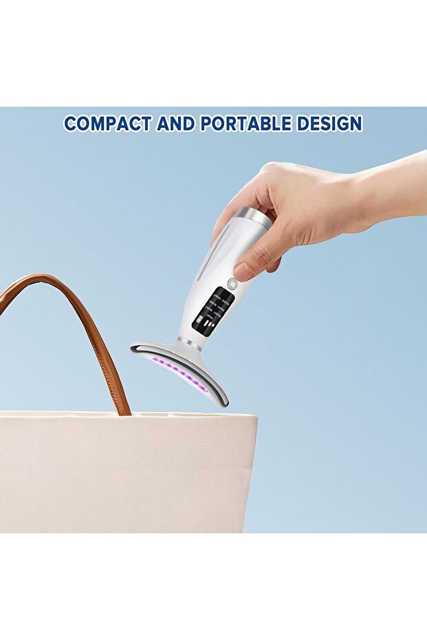 Neck Face Massager, Necomi Face Sculpting tool Multi-Function Face Massager with 7 Color Modes,45±5 - 7
