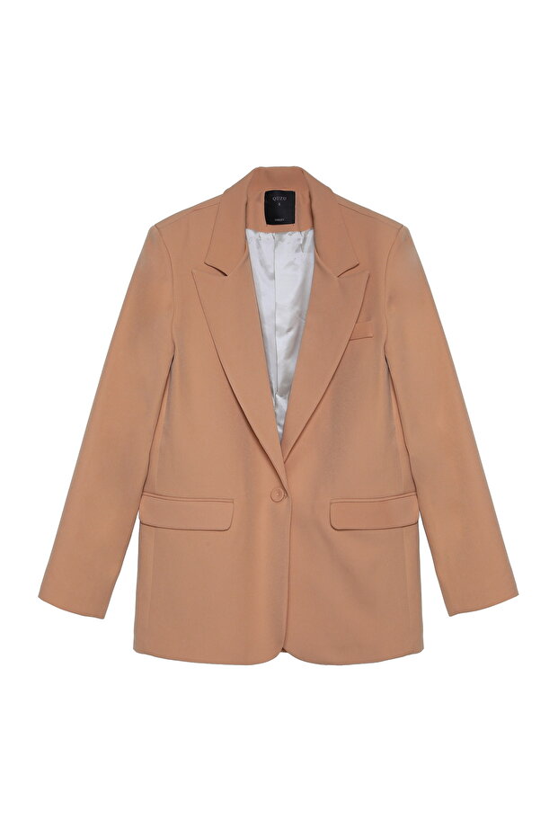Blazer Ceket Camel - 1
