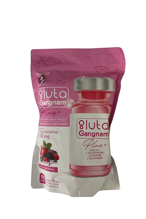 .Gangnam plus gluta mix with l- glutathione mixeberry flavour