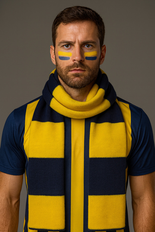 Taraftar Temalı Triko Atkı - 1