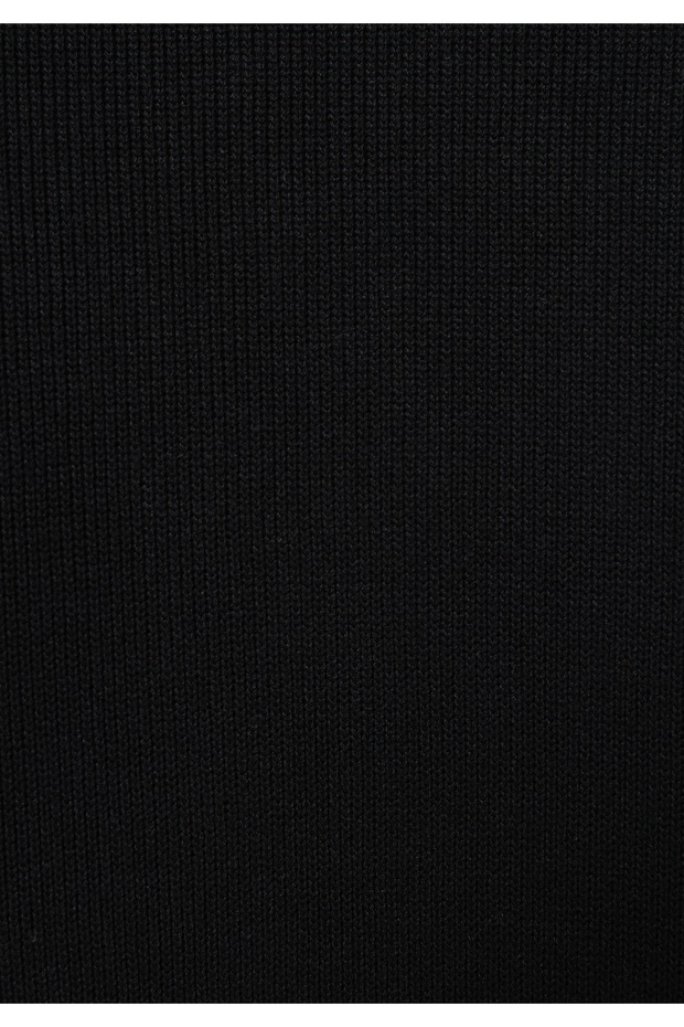 Regular Fit Erkek Siyah Hırka - 5