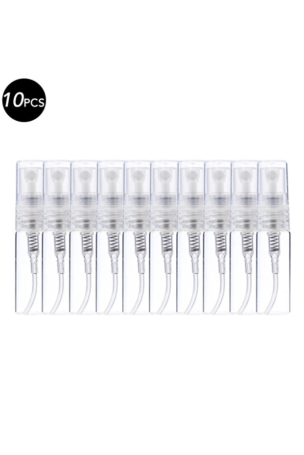 10pcs 3ml 5/10Pcs 3ml 5ml 10ml Clear Mini Perfume Glass Bottle Empty Cosmetics Bottle Sample Test Tu