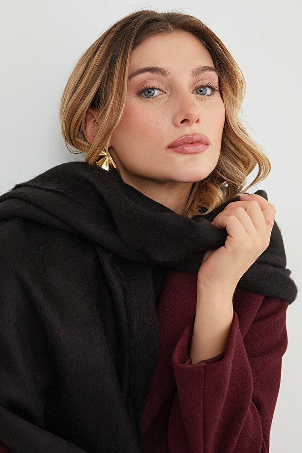 Basic Püsküllü Şal - 3