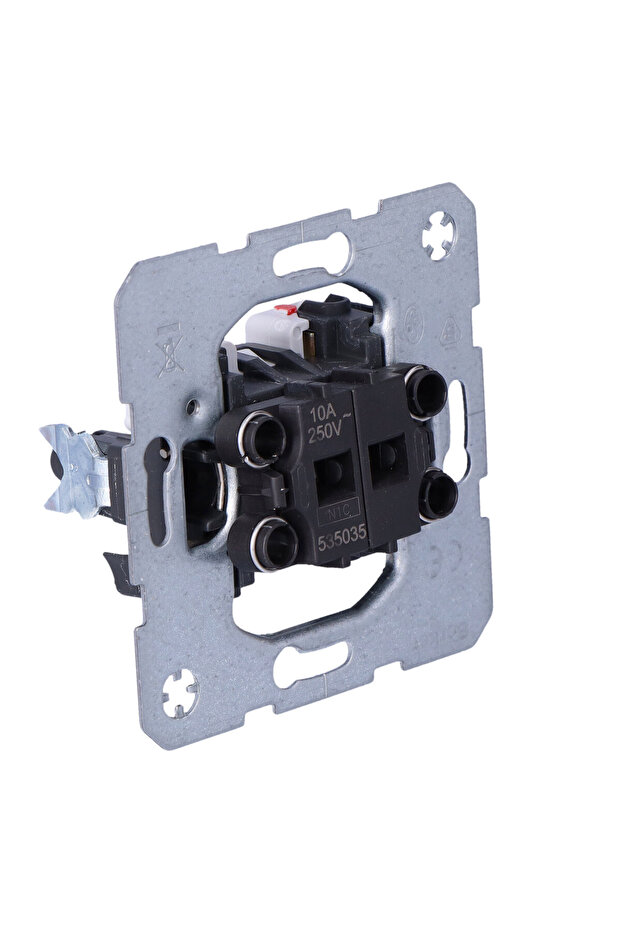 2-button push-button switch, 2 NO contacts, common input terminals, - 2