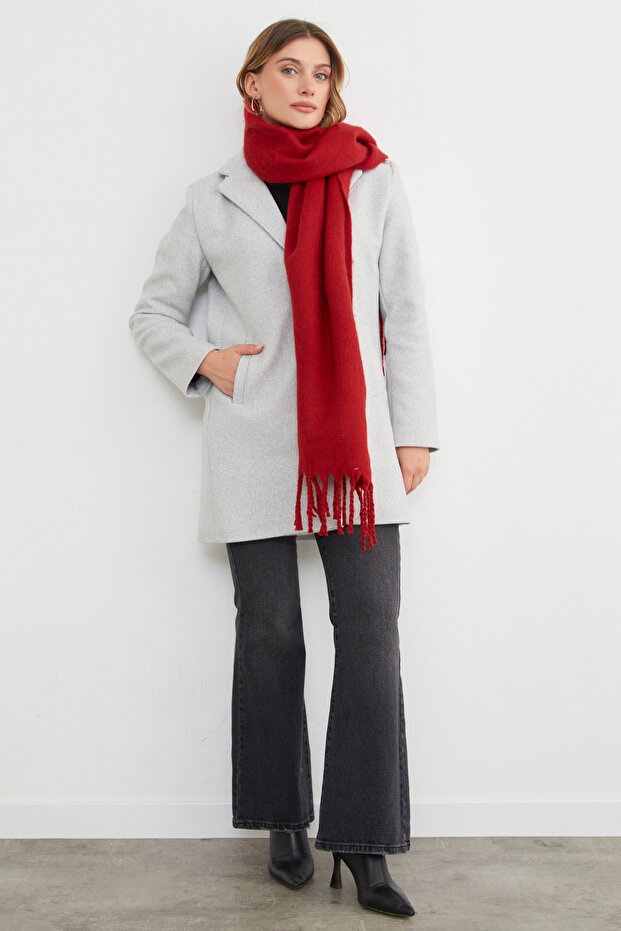 Basic Püsküllü Şal - 1