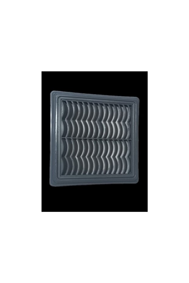 Square Chimney Cover Wall Vent Adjustable Atracite Gray - with Filter (10 Pieces)