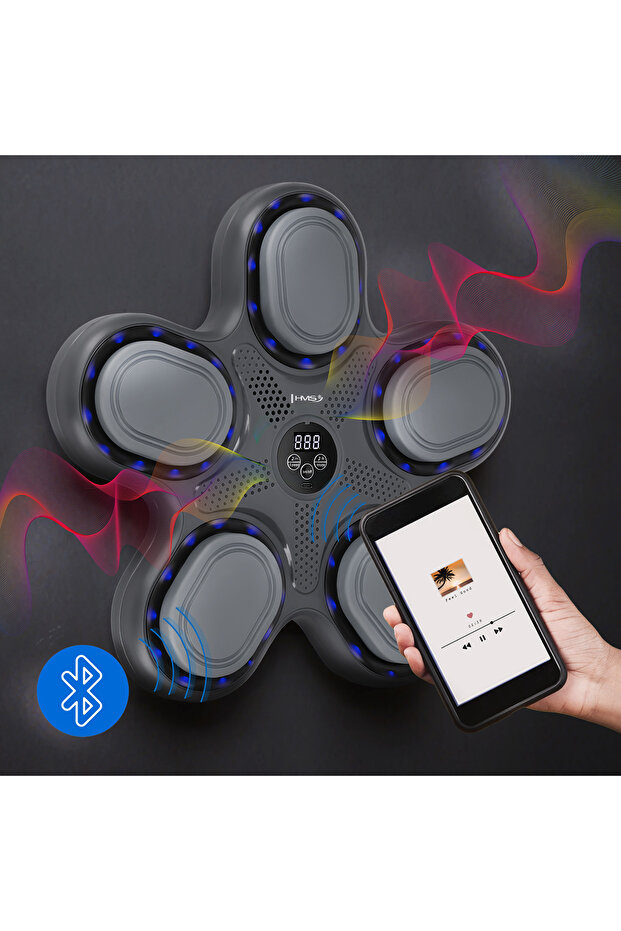 TB11 INTELLIGENT MUSIC BOXING MACHINE BLUETOOTH WITH GLOVES HMS - 5