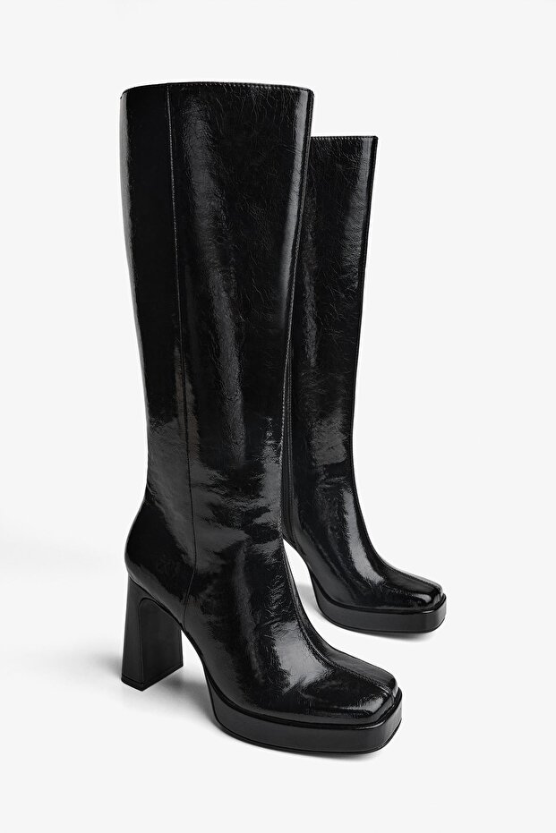 Platform topuklu çizme - 4