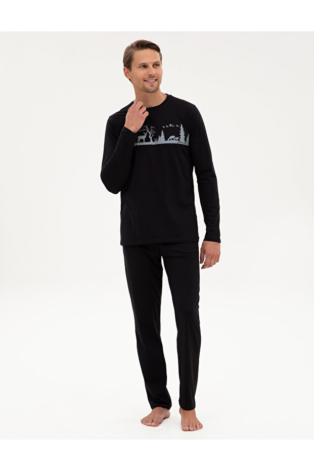 Black Pajama Set 50322636-001