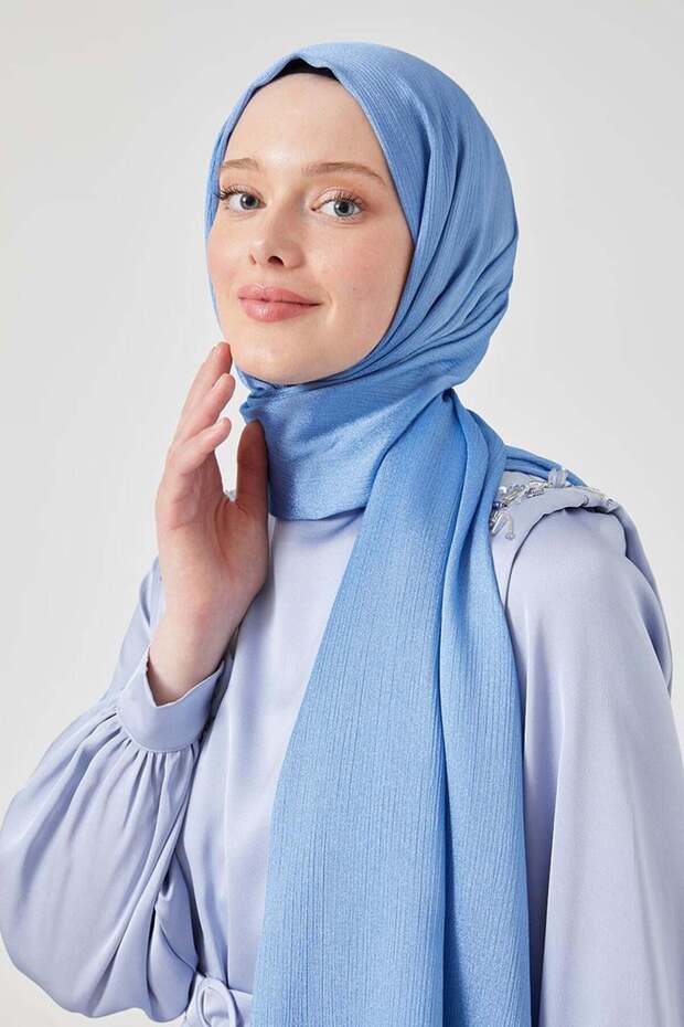 Mavi Crystal Şal - 1