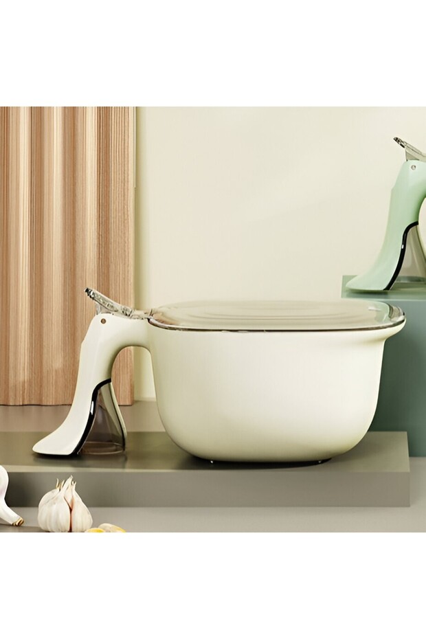 Spice Storage Box, Flippy, Household, with Stable Handle, with Lid, 4 Main Compartments, 21 x 14 x 1 - 4