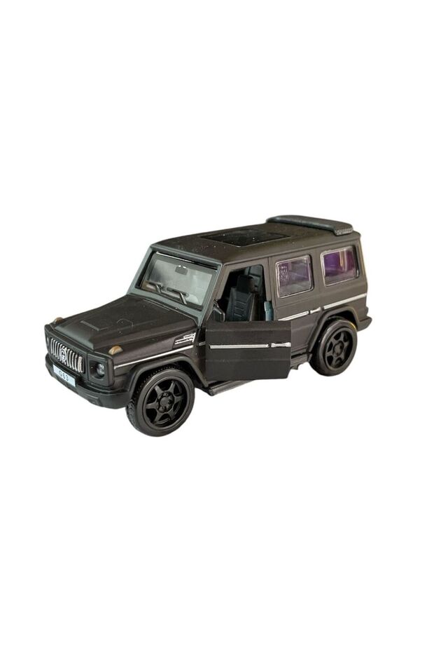 Metal 1:36 Pullback Jeep with Sound and Light Fy6218-12D-Black